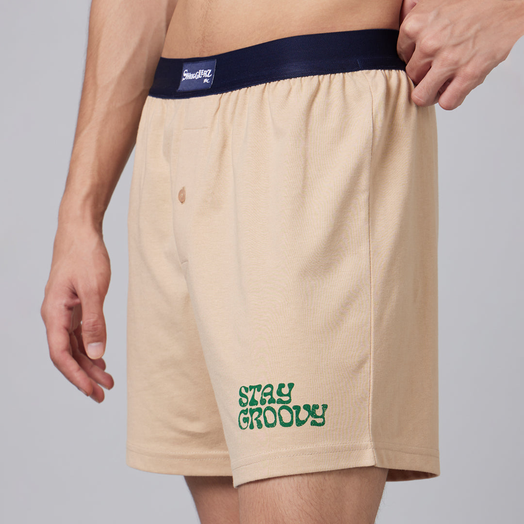 Stay Groovy Mens Boxer