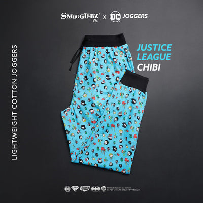 Justice League™️-CHIBI-Men's Jogger-Blue