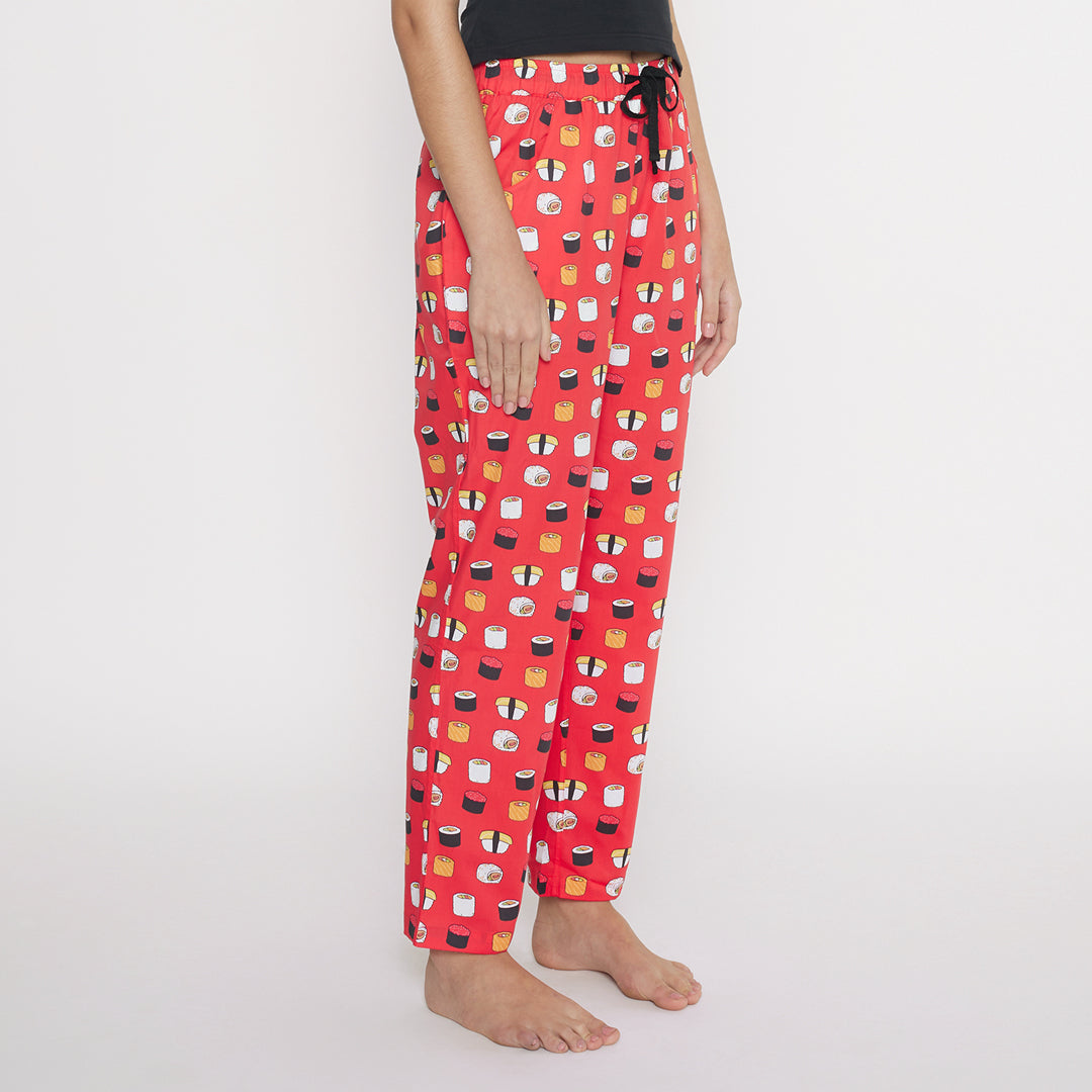 Sushi Me-Red Women's Pyjama