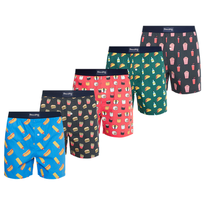 Snack Attack Men's Boxers 5pc Pack