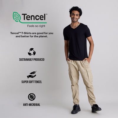 Men's TENCEL™ Modal-V Neck-Black