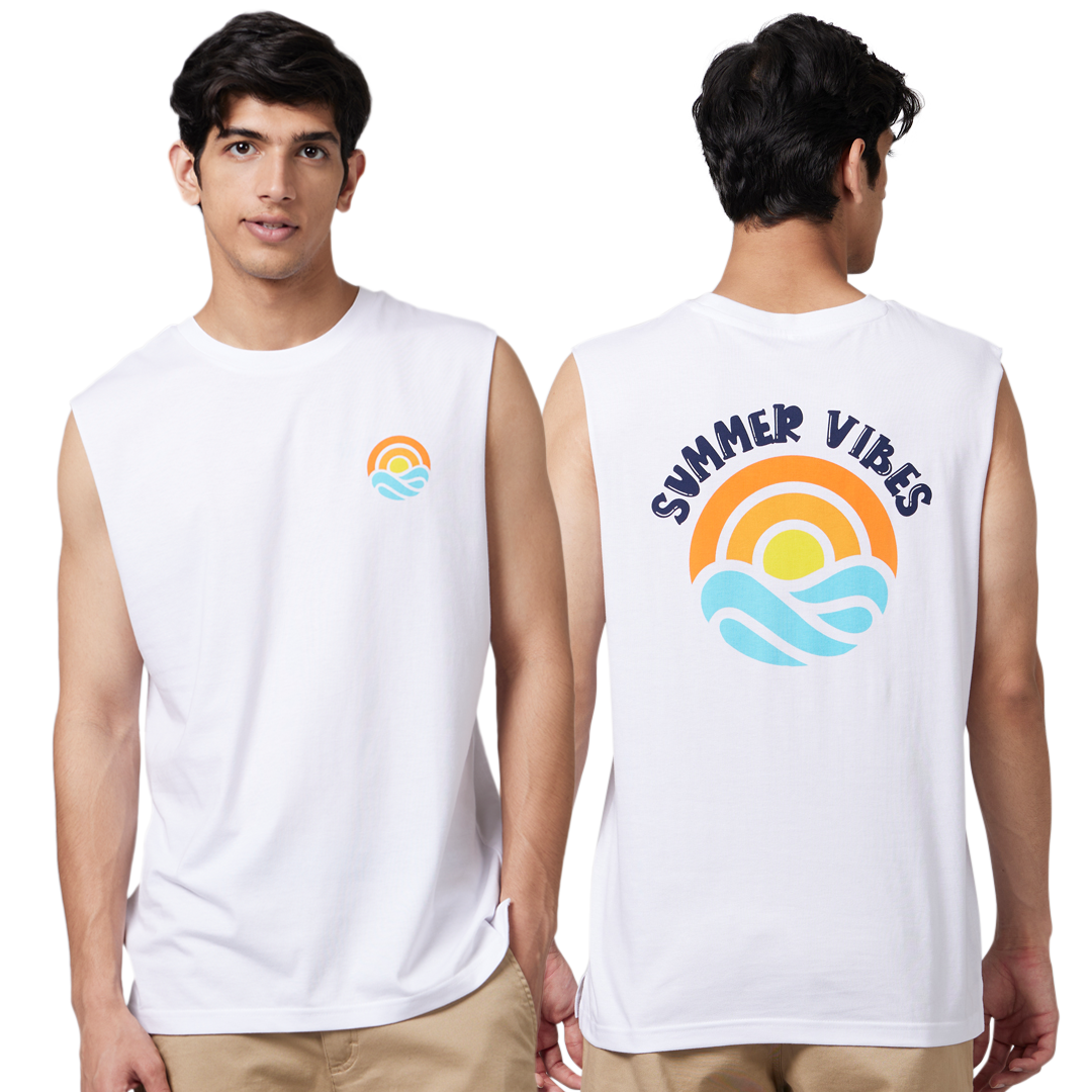 Summer Vibes Mens Sleeveless T-Shirt – Smugglerz Inc.