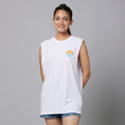 Summer Vibes Women Sleeveless T-Shirt