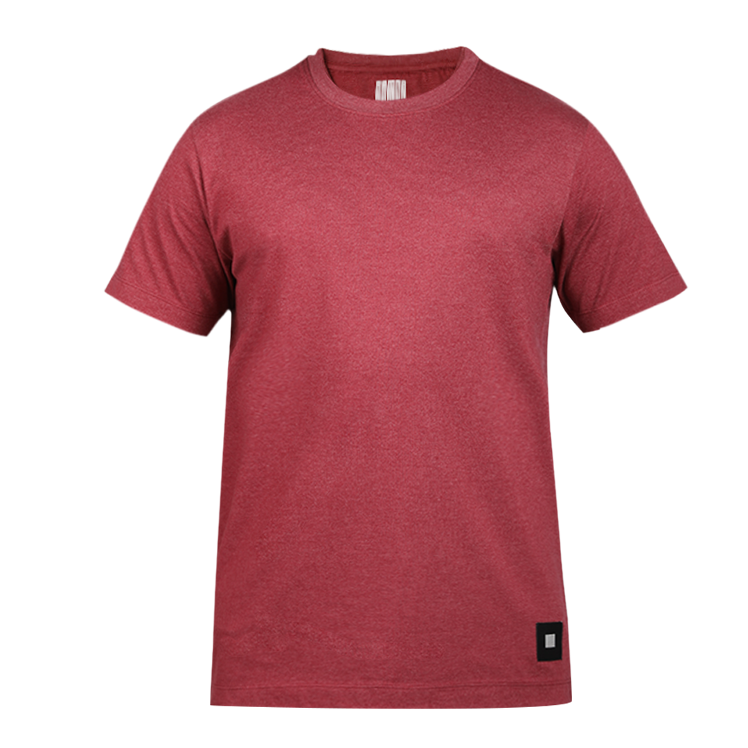 Men's-ARMOR-Crew Neck T-shirt-Mars Red