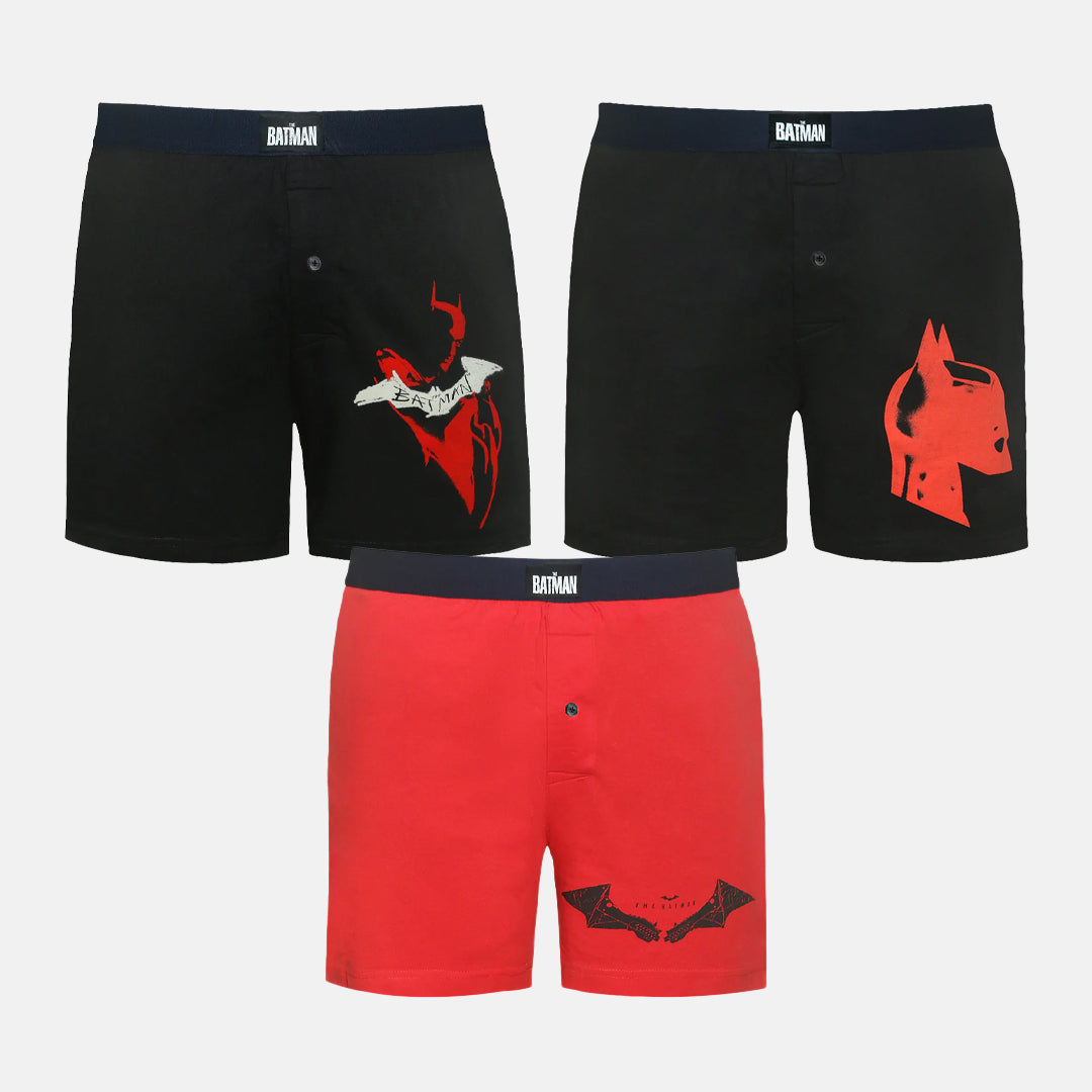 THE BATMAN™️-KNIT BOXER-3 PC PACK-COMBO 1-ASSORTED