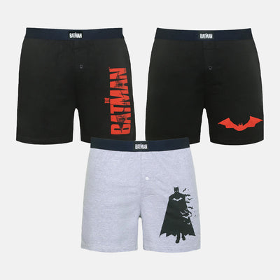 THE BATMAN™️-KNIT BOXER-3 PC PACK-COMBO 2-ASSORTED
