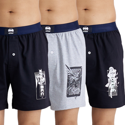 WHY SO SERIOUS! Pack-3 Pc Pack-Knit-Men-Boxer
