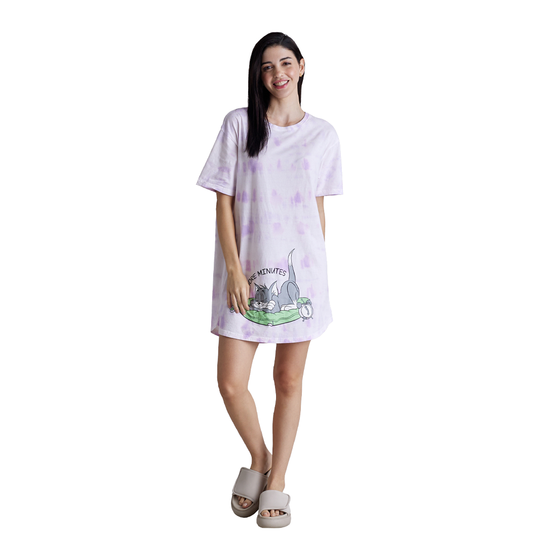 Tom and Jerry™️-5 MORE MINUTES-Women's Nightdress