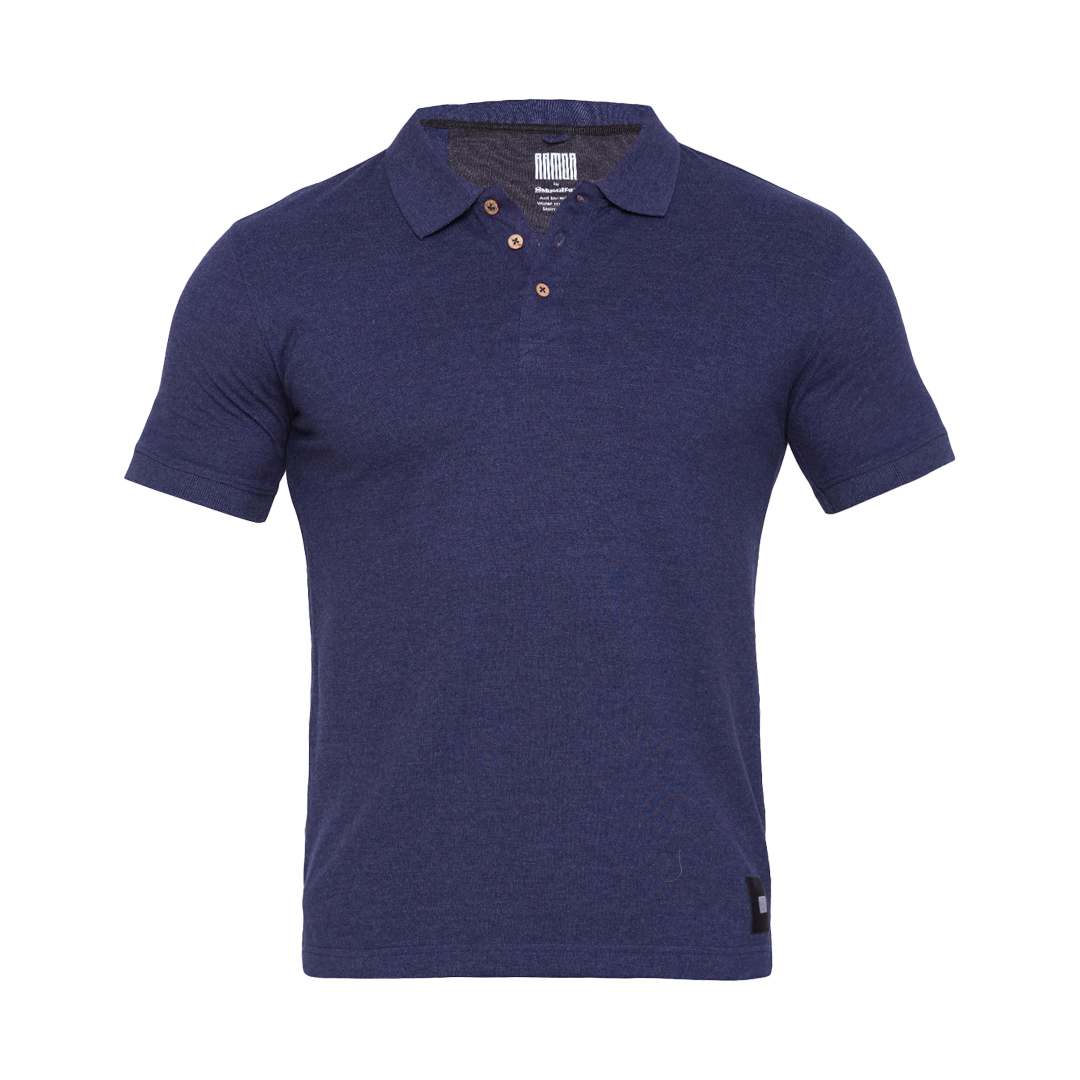 Men's ARMOR Polo T-shirt- Midnight Navy