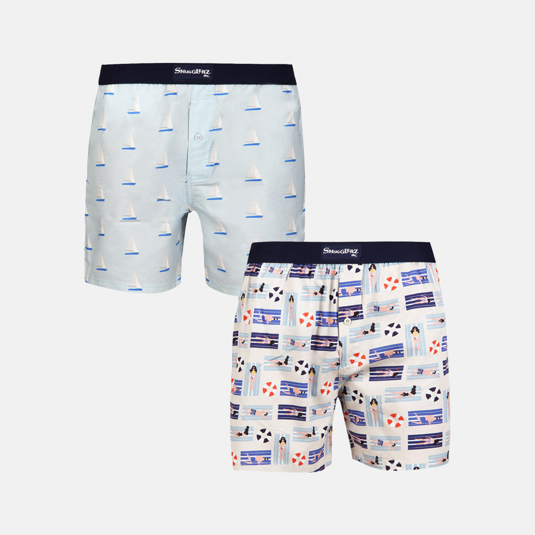 Cannes Holiday Boxer Pack- (Pack of 2 pc Boxers)