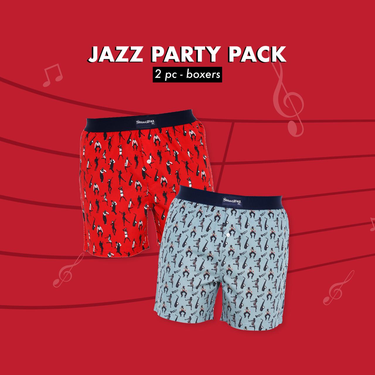 JAZZ PARTY PACK - (Pack of 2 pc Boxers)