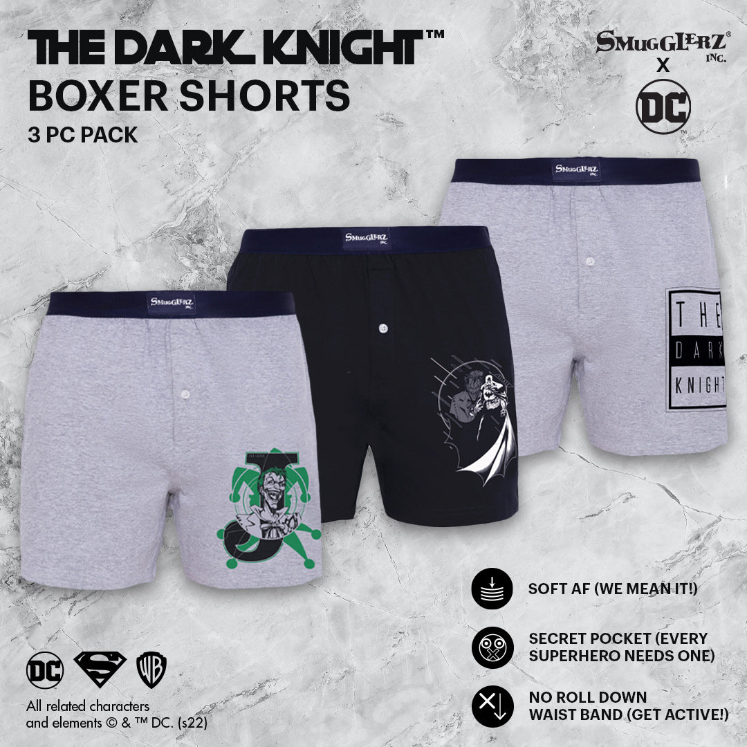 Batman™️ The Dark Knight™️-3 Pc Pack-Knit-Men-Boxer